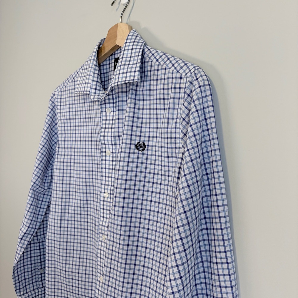 Lauren Ralph Lauren Button Down Top Plaid Preppy Old Money Nautical Women's M - Picture 9 of 13